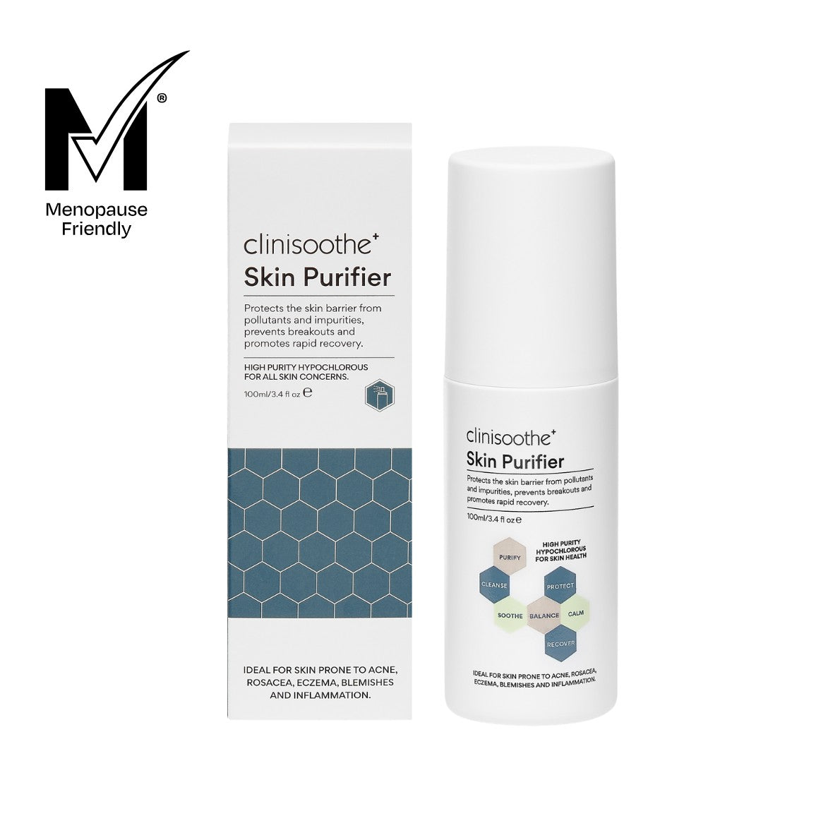 Clinisoothe+ Skin Purifier 100ml — flacone spray purificante viso e corpo
