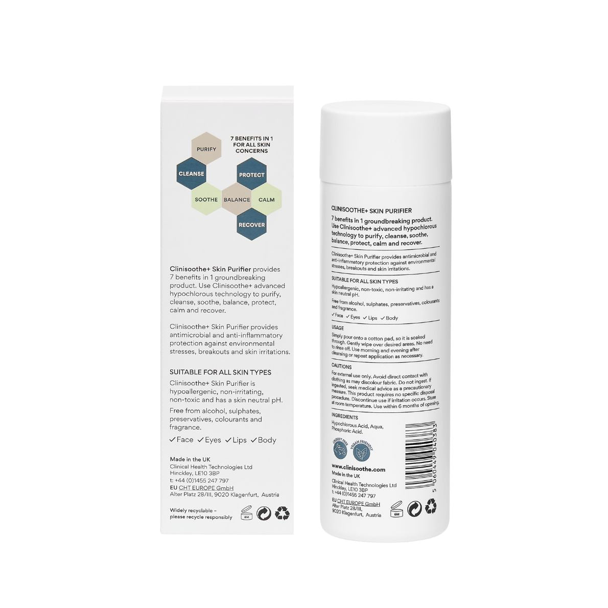 Clinisoothe+ Skin Purifier 250ML
