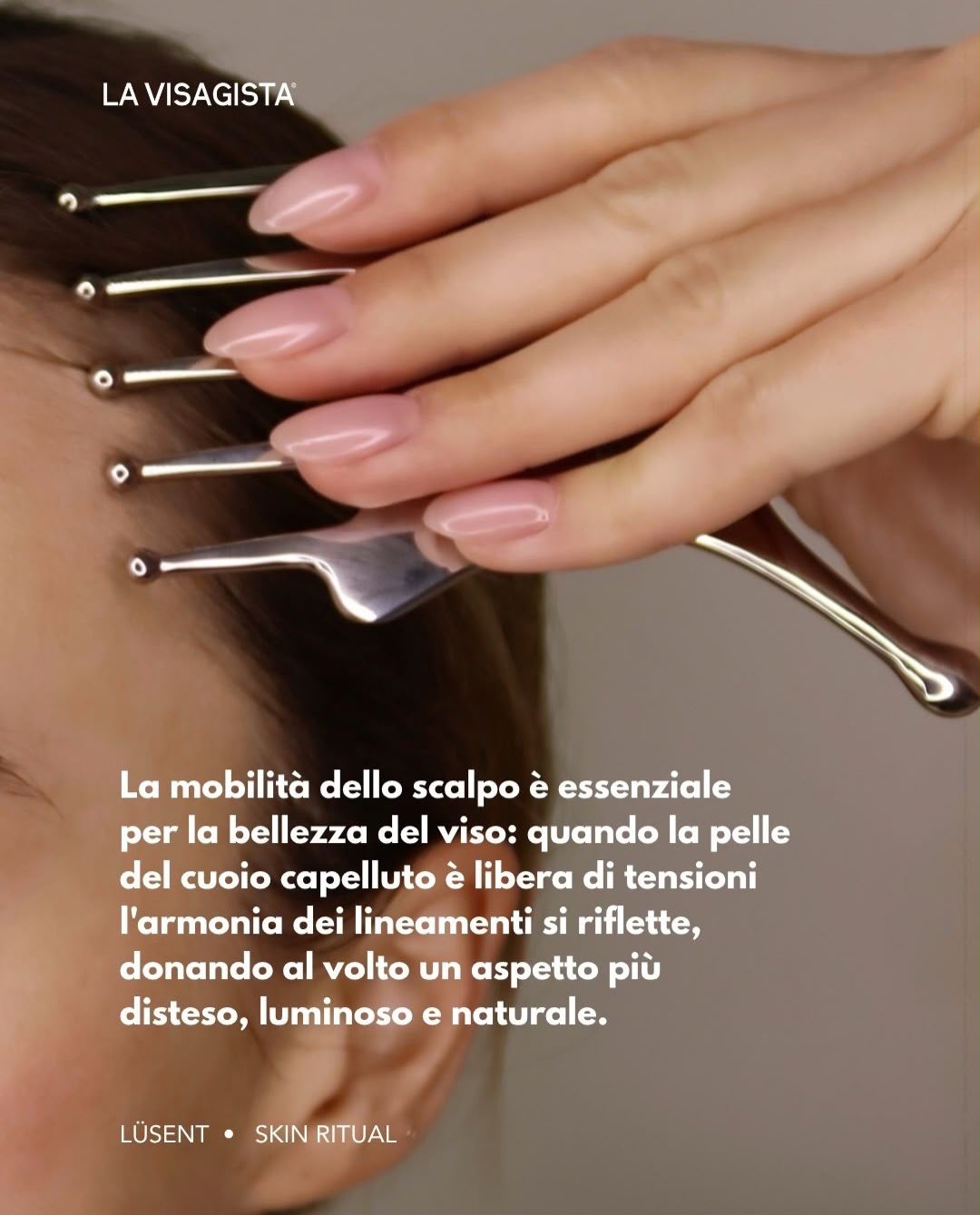 PETTEN™ — tool viso e cuoio capelluto in acciaio AZZAL, collezione LUSENT by LA VISAGISTA® (foto 5)